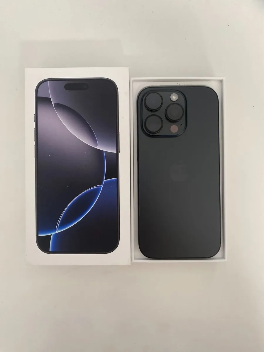 iPhone 16 Pro 128GB Black Titanium – Like New - Image 2