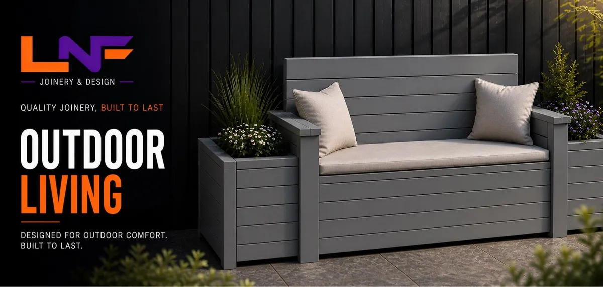 Outdoor Storage Bench's - Planters - Image 1