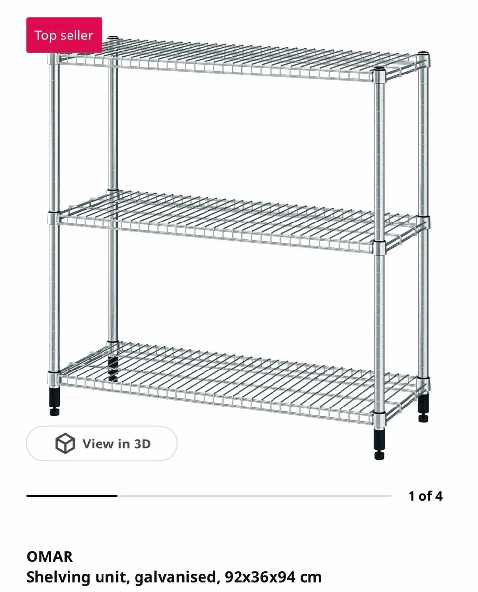 X 2 , Shelving unit,