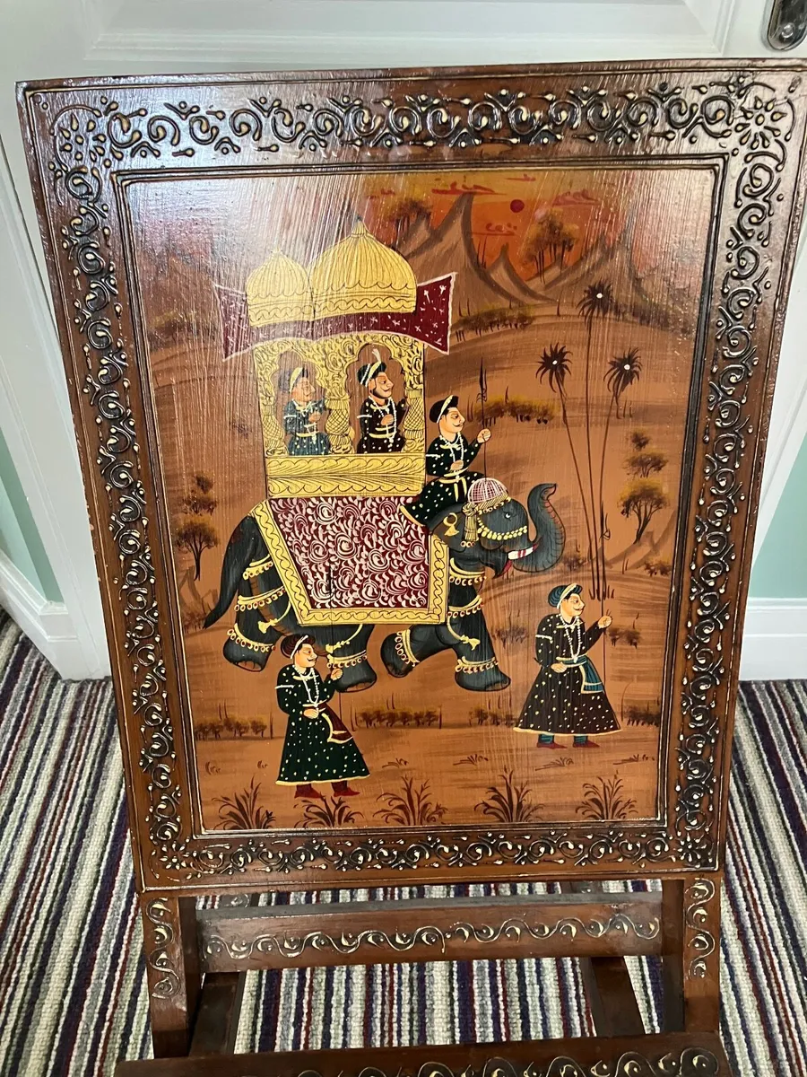 Two Indian Decorative Chairs - Image 1