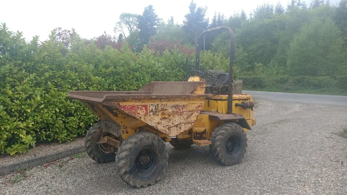 3 ton barford dumper low hours - Image 1