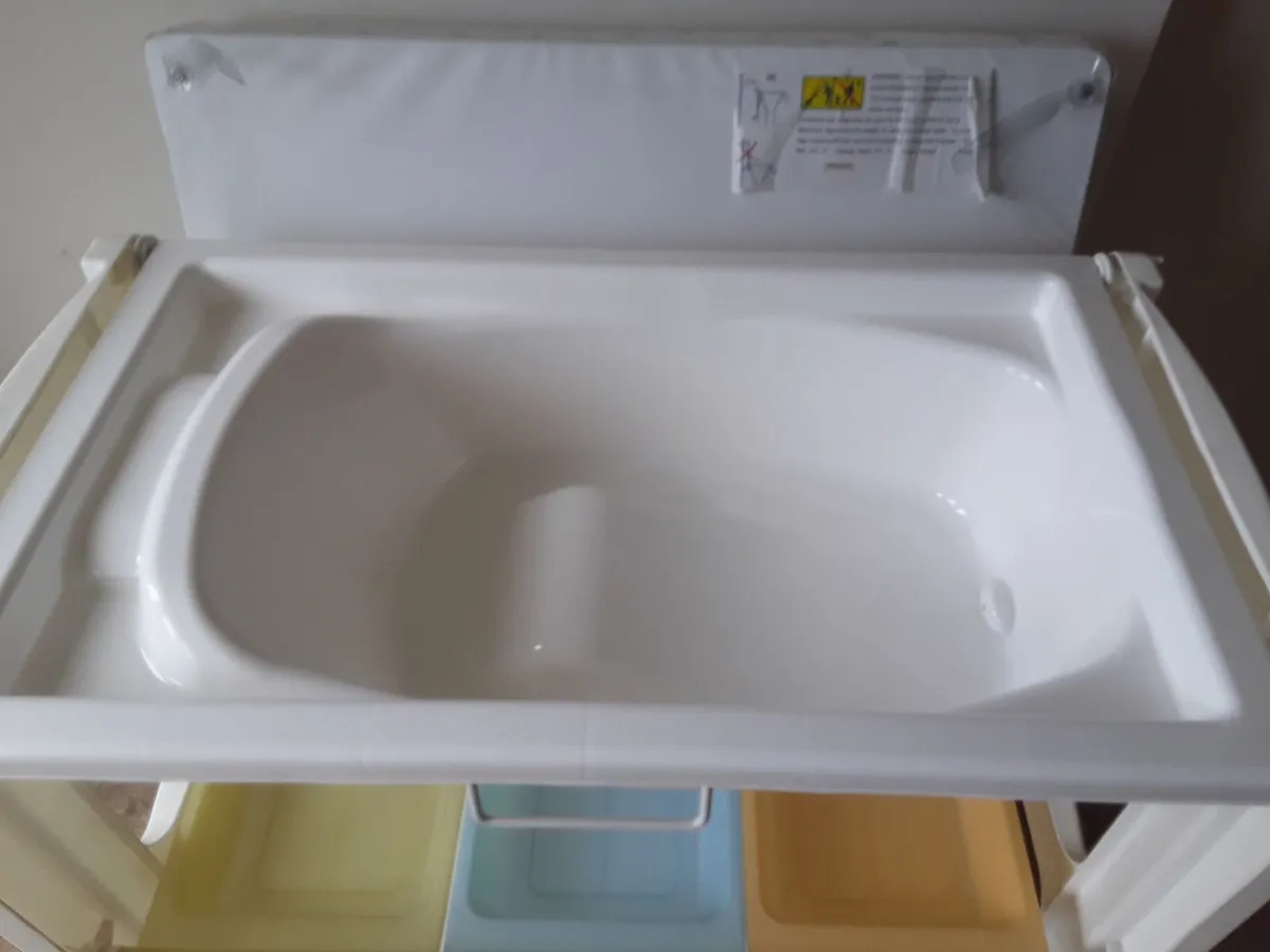 Baby changing table with  bath - Image 3