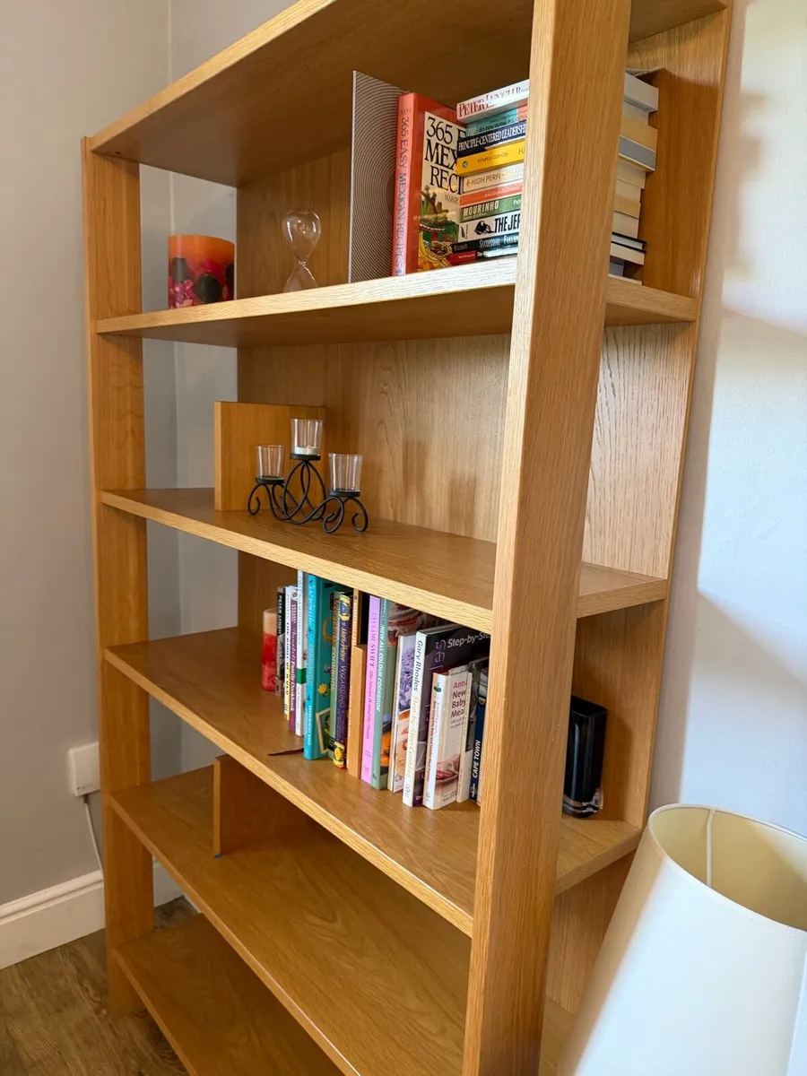 Solid Oak Bookcase - Image 2