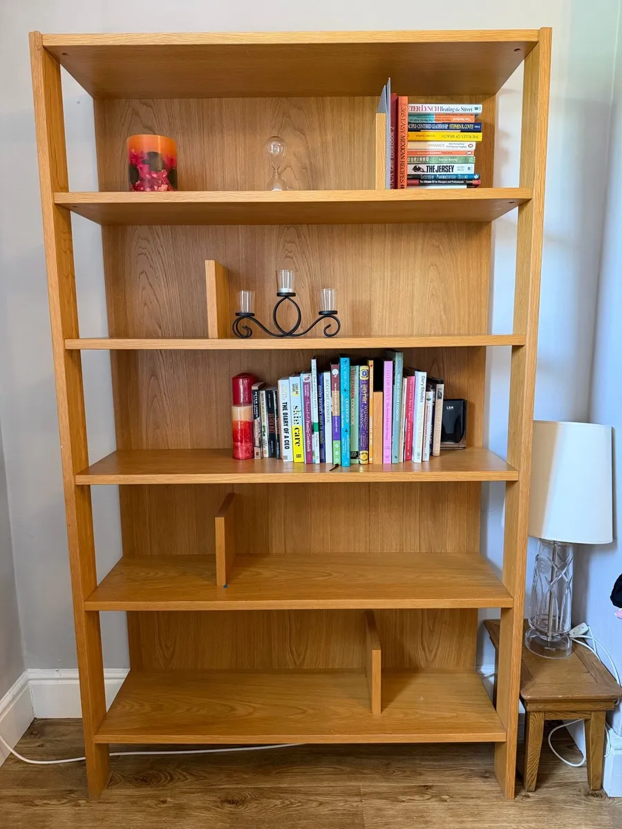 Solid Oak Bookcase - Image 3