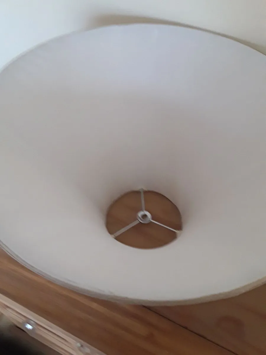 Brand new tan colour satin shade pendant - Image 2