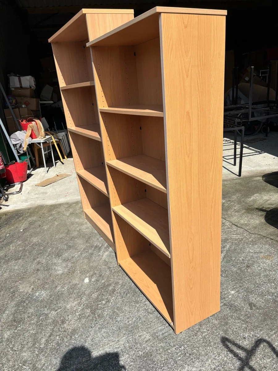 Beech bookcases sale - Image 3