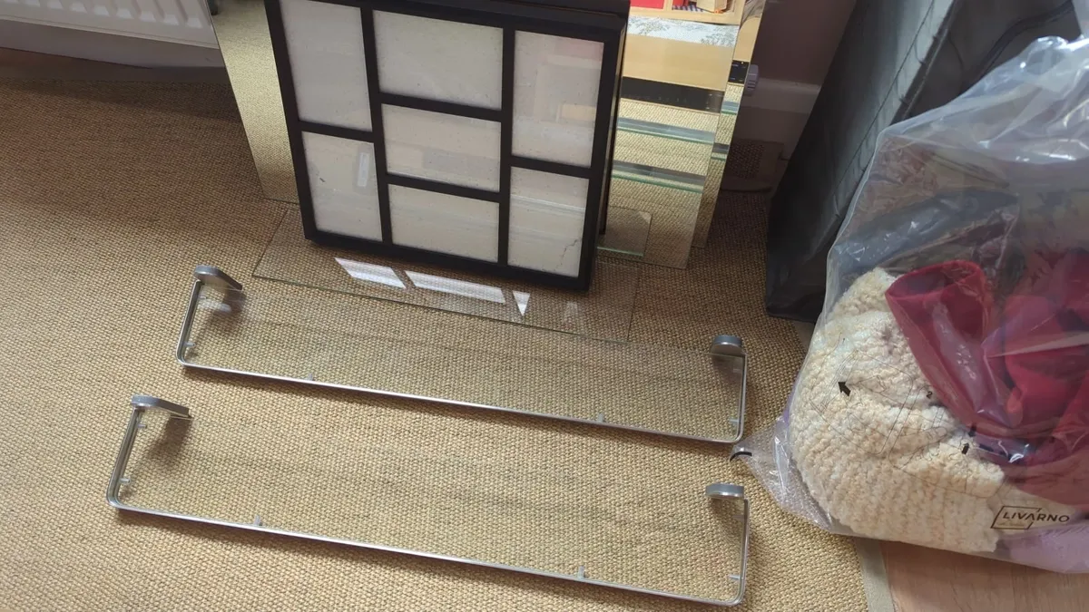 Picture frame black plastic