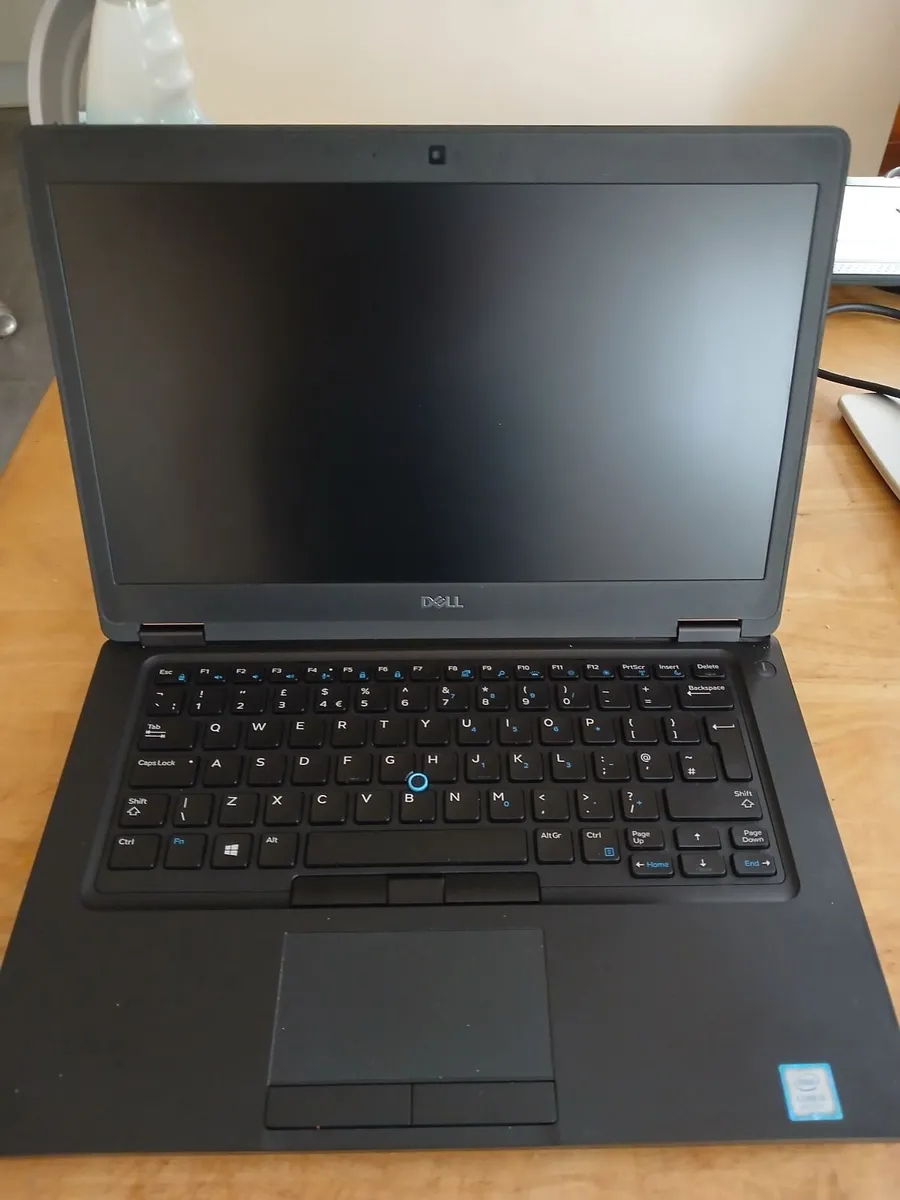 Second hand black dell latitude laptop for sale - Image 1