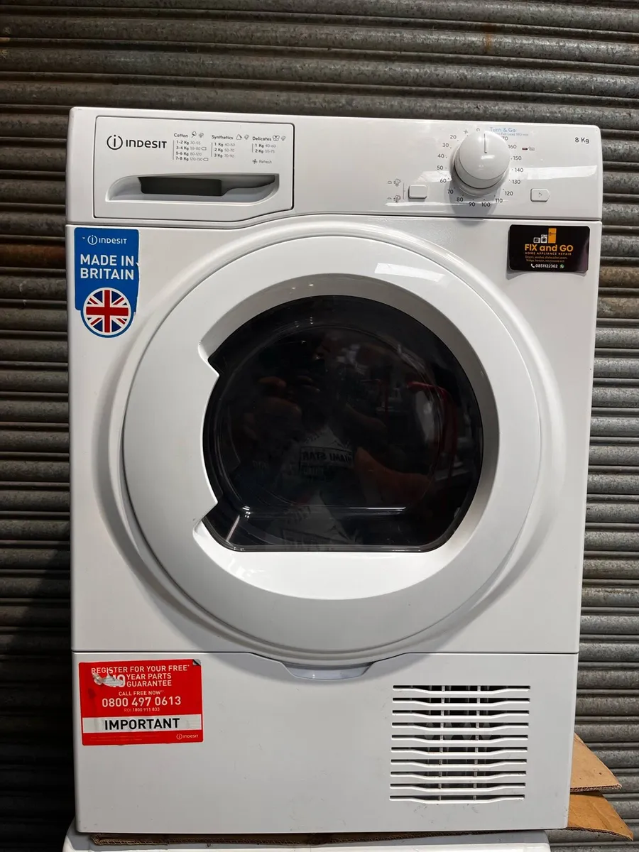 Condenser Tumble Dryer Indesit 8kg - Image 1