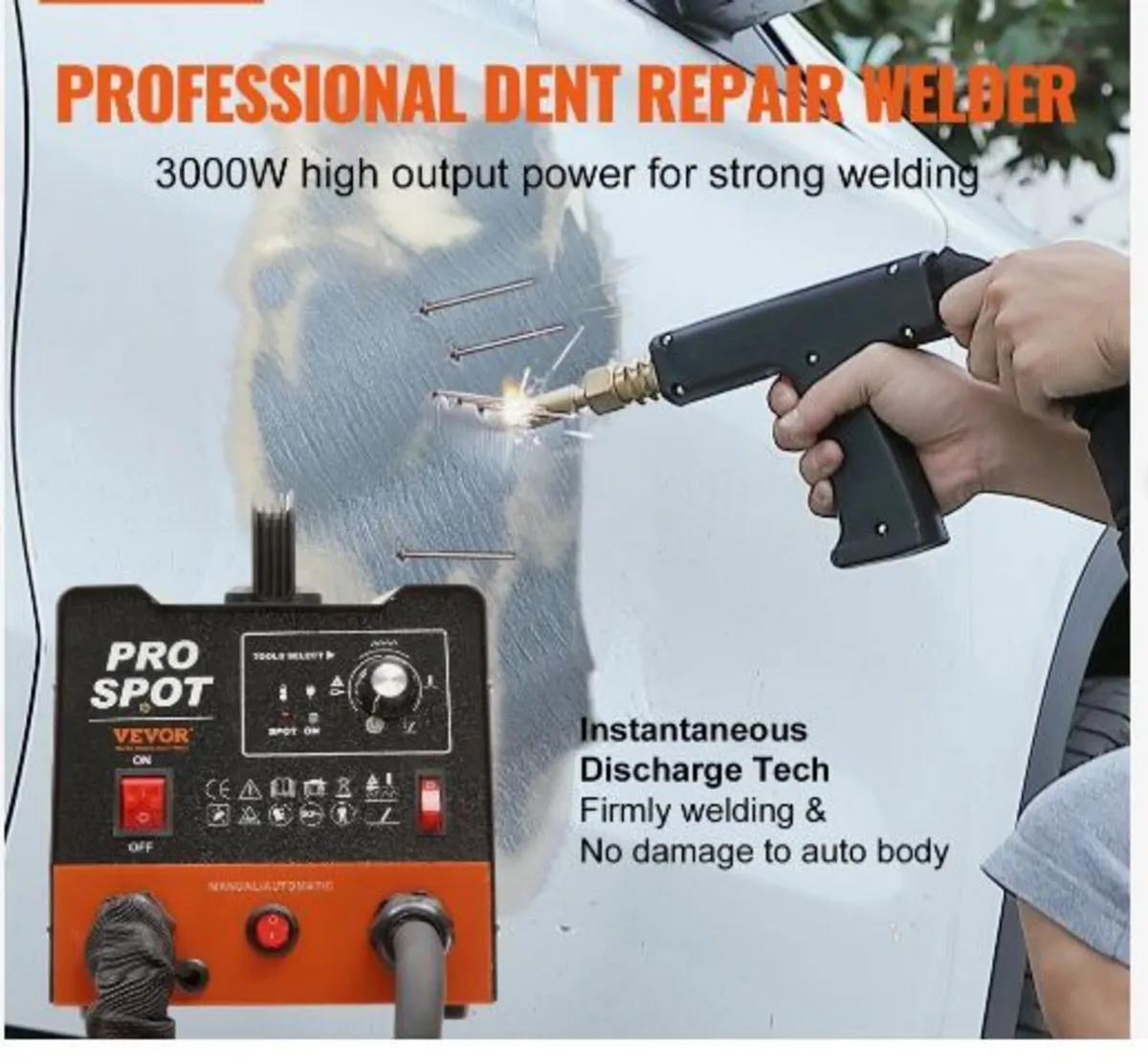 Stud Welder Dent Repair Kit 3 KW Spot Welder - Image 2