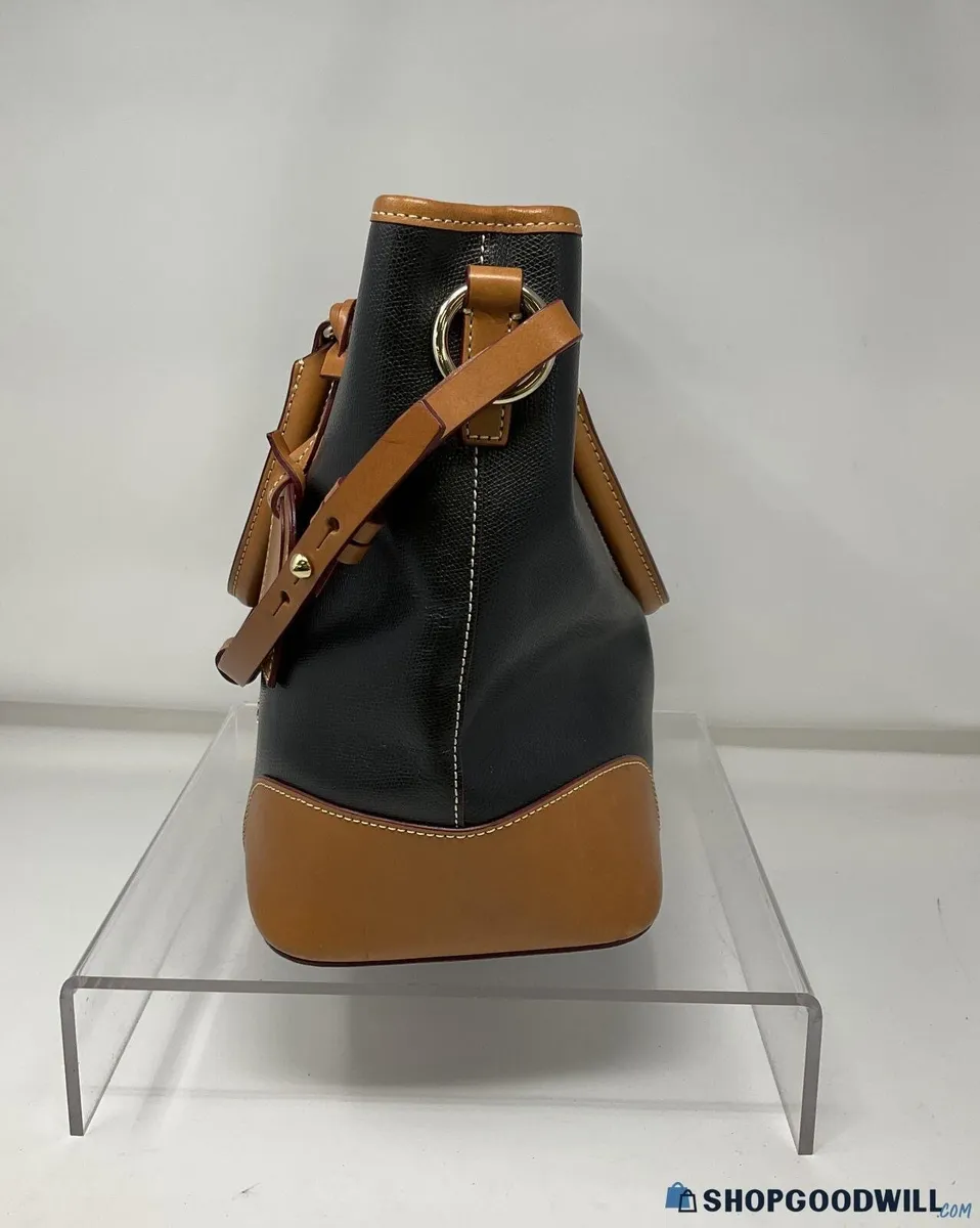 DOONEY & BOURKE Brown Textured Shoulder Bag - Image 3