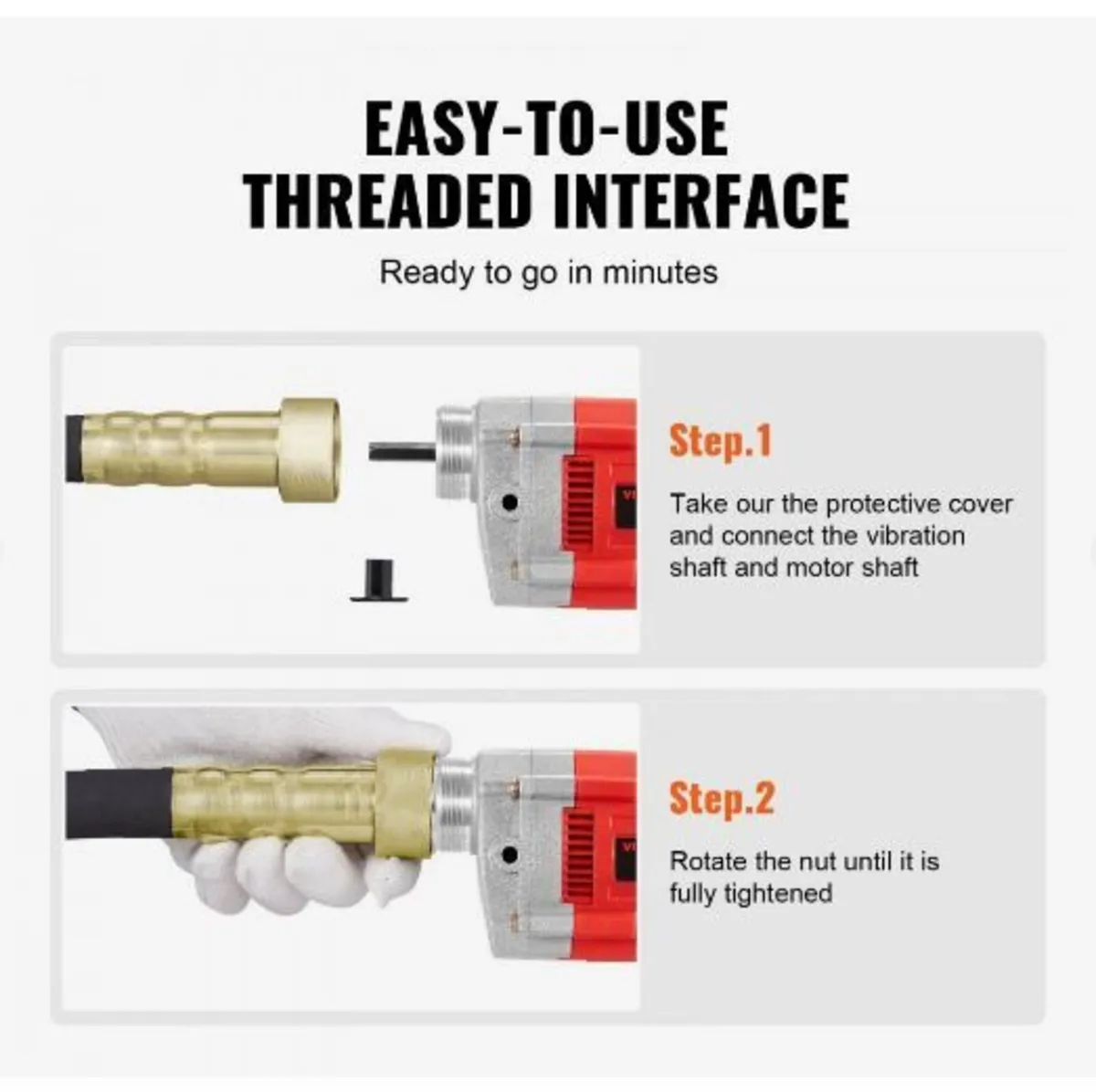 Handheld Concrete Vibrator, 800W - Image 4