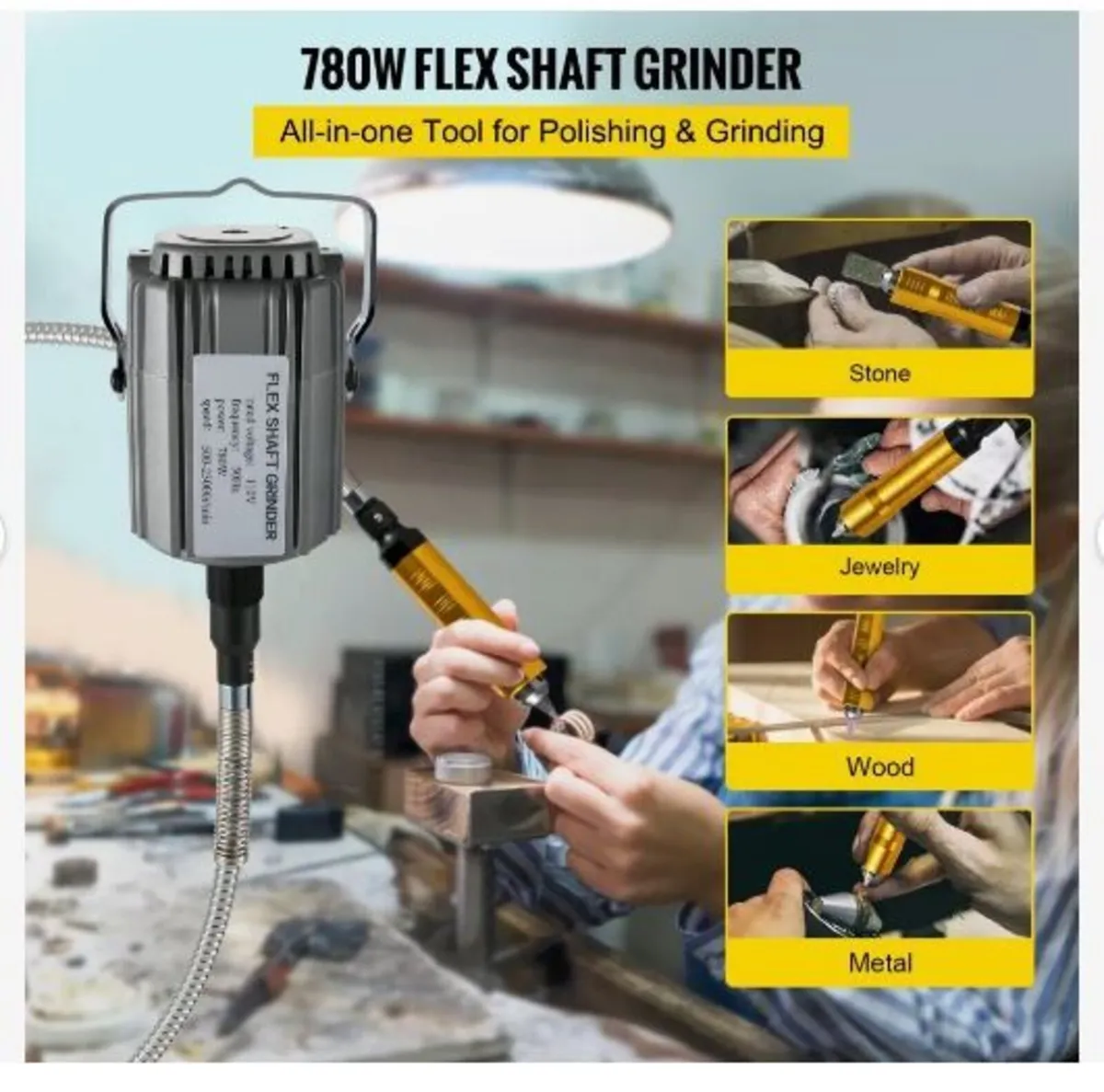 Flex Shaft Grinder 780W Rotary Tool - Image 2