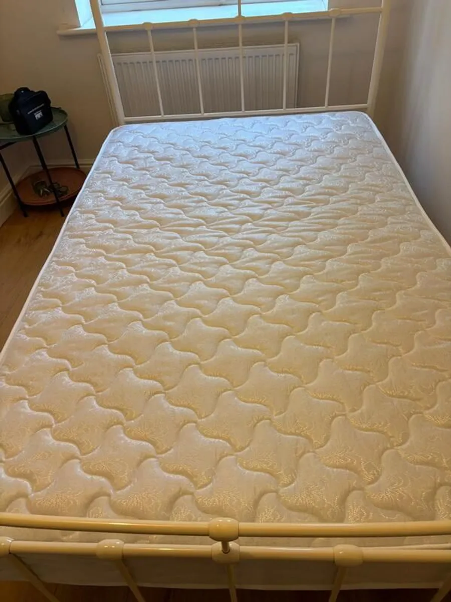 Double Bed Frame and Mattres - Image 1