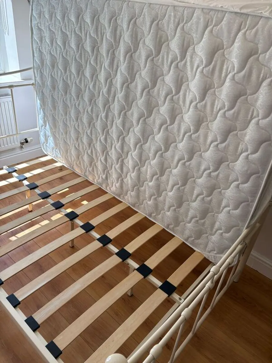 Double Bed Frame and Mattres - Image 4