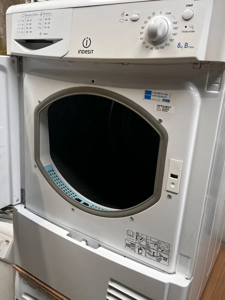 Indesit condenser dryer 8kg - Image 3