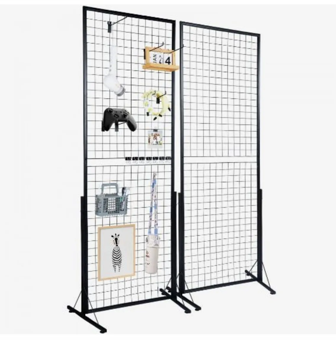 61 x170.7 cm Grid Wall Panels Tower, 2 Packs - Image 1