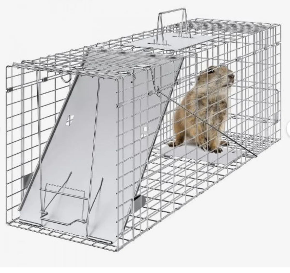 Live Animal Cage Trap, 79 x 25 x 30.5 cm - Image 3