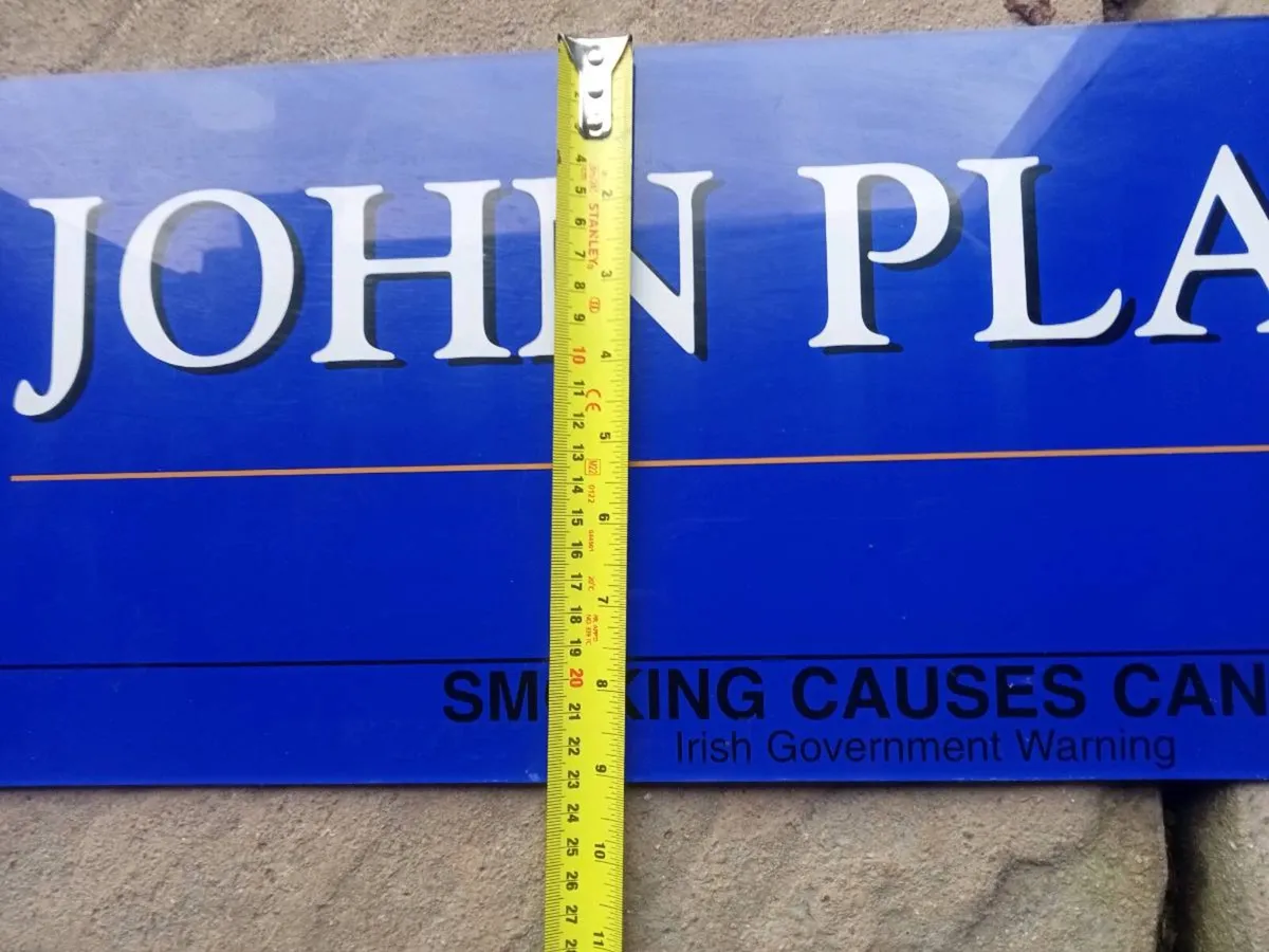 John player light box sign - Image 1