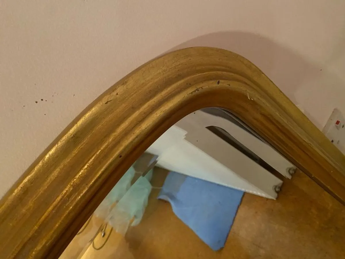 Gold Over Mantle Mirror - Image 3