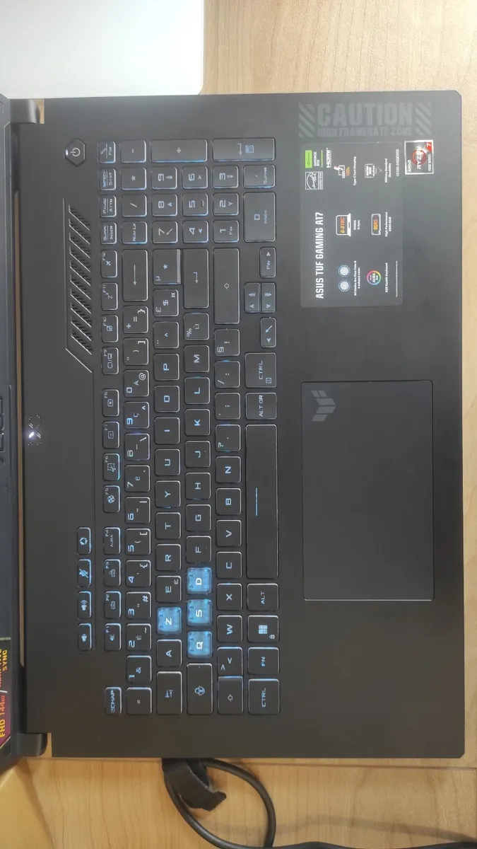 ASUS TUF A17 RTX 4060 Ryzen 7 – Like New - Image 4