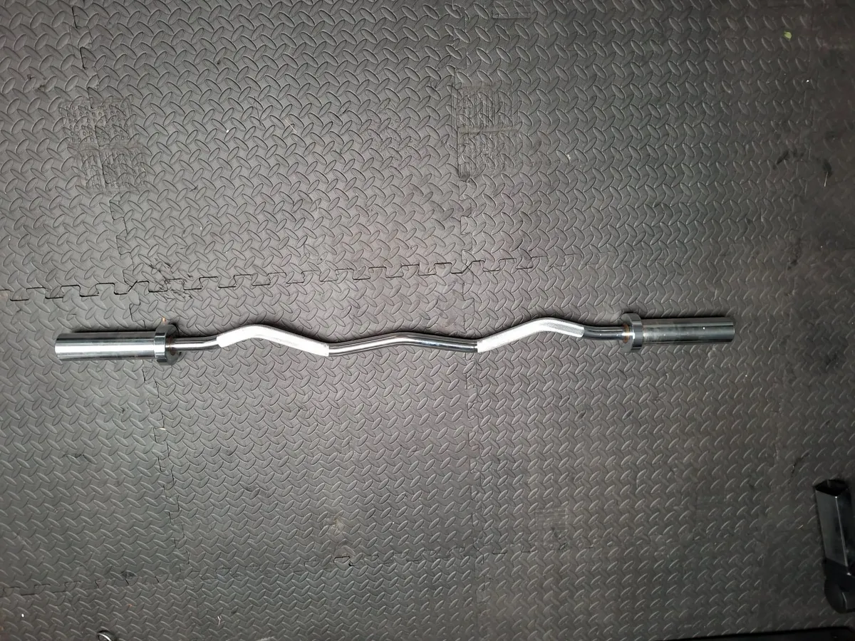 open hex bar / rogue axle bar / ez curl bar - Image 2