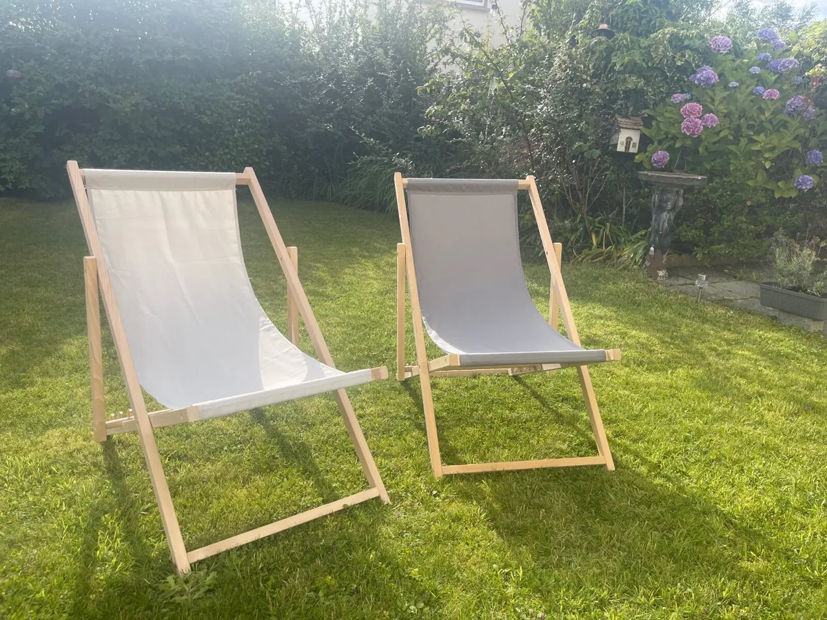 Brand New Foldable Deck Chairs - Image 1