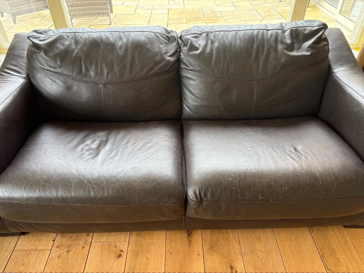 Leather sofa - Image 2