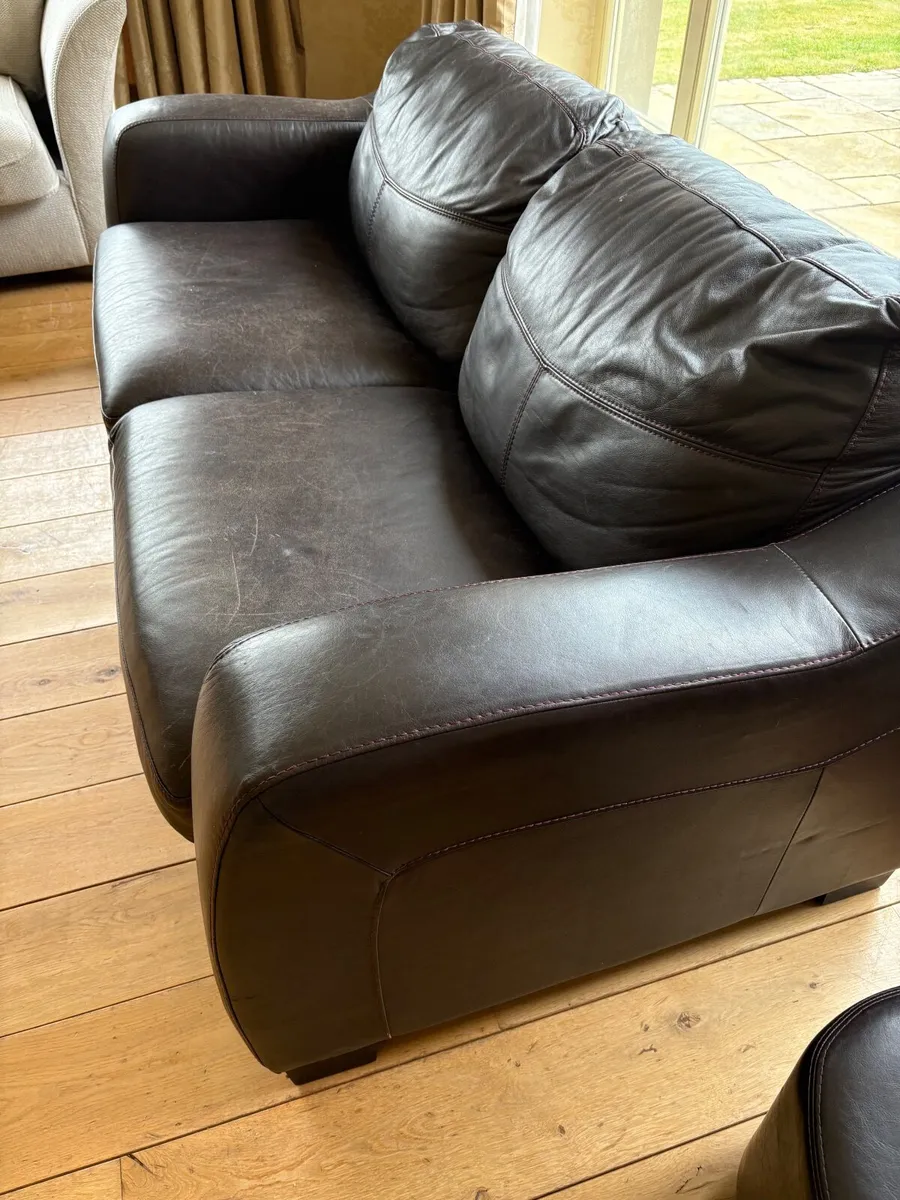 Leather sofa - Image 1