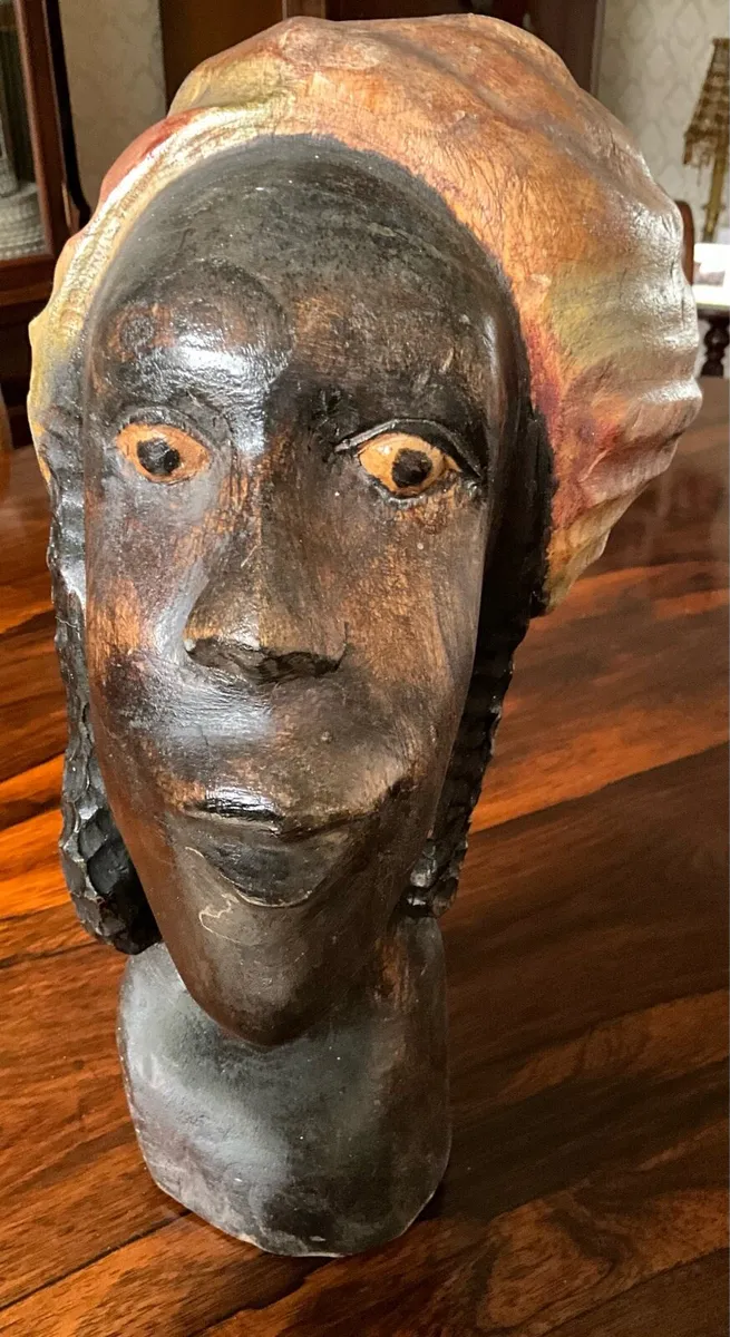 Vintage African Ebony Carving - Image 2