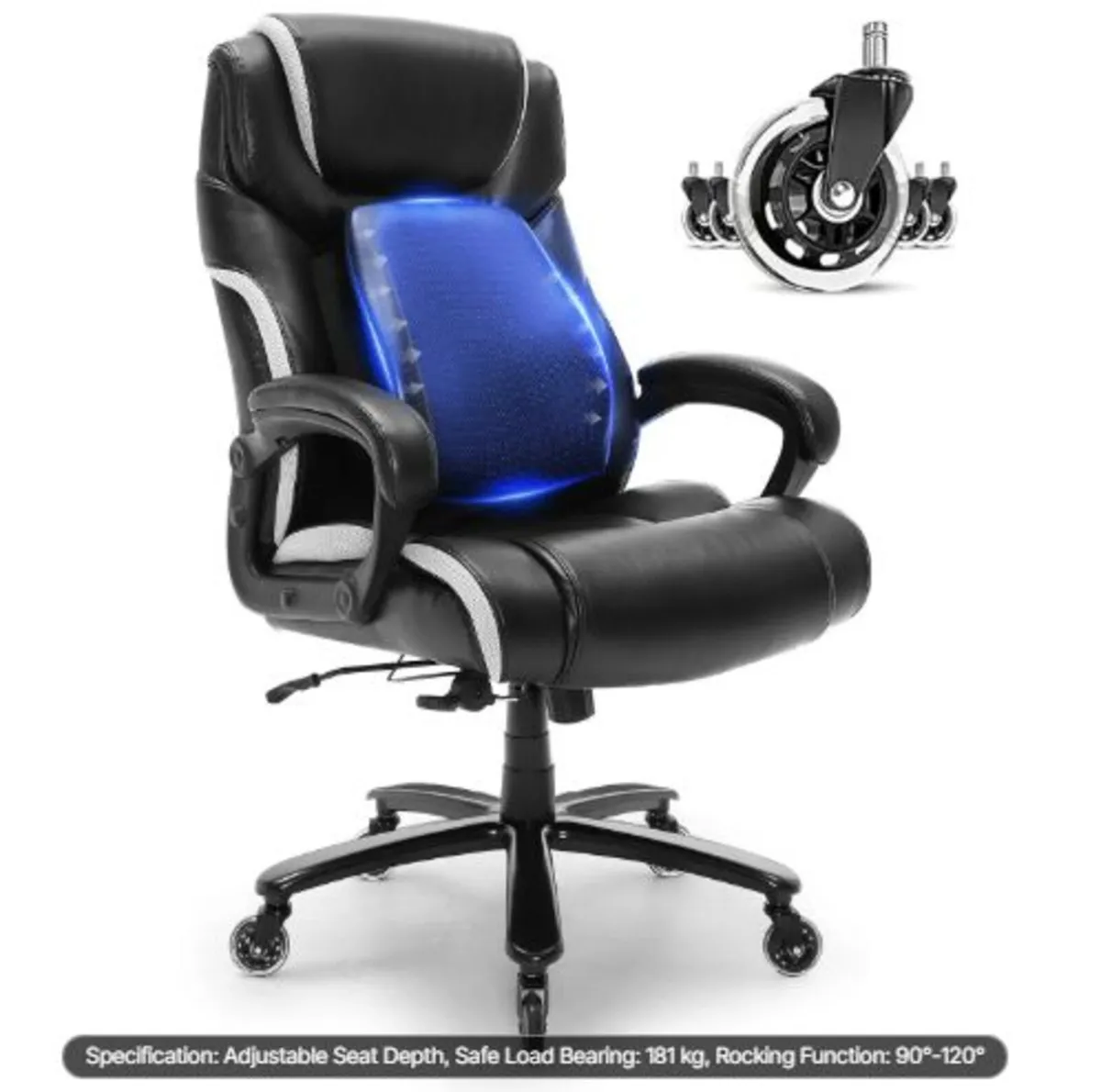 Heavy Duty Executive Office Chair with Cutting - Image 1