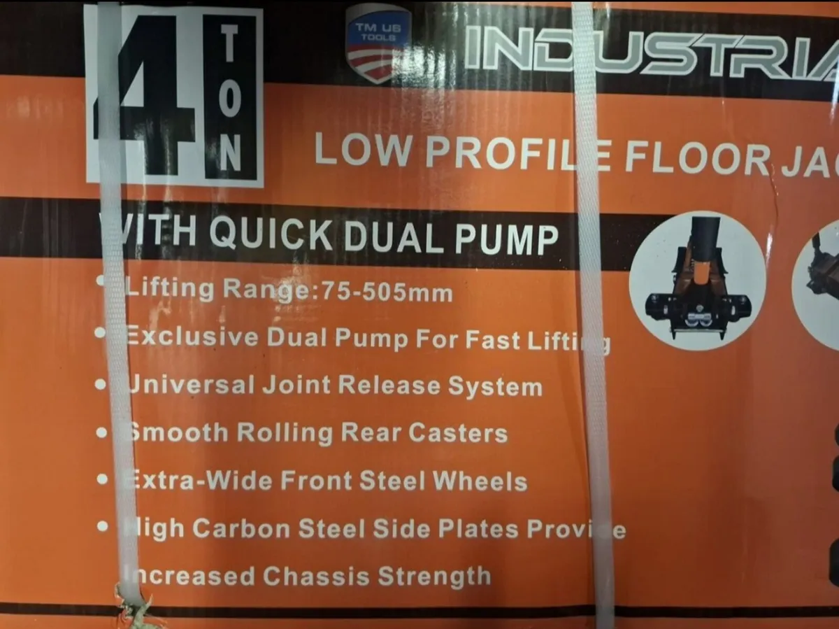 TM US 4ton low profile heavy duty jack - Image 2