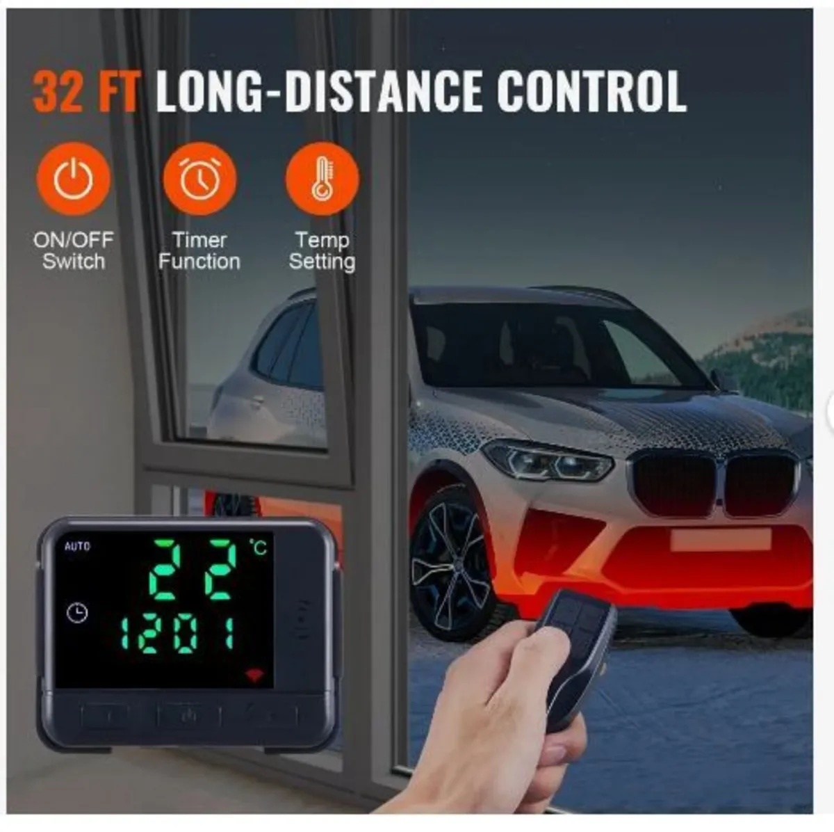 Diesel Air Heater 12V 5KW LCD Display Remote - Image 4