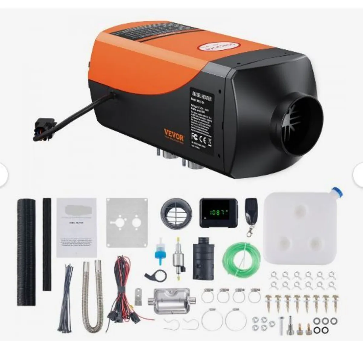Diesel Air Heater 12V 5KW LCD Display Remote - Image 3