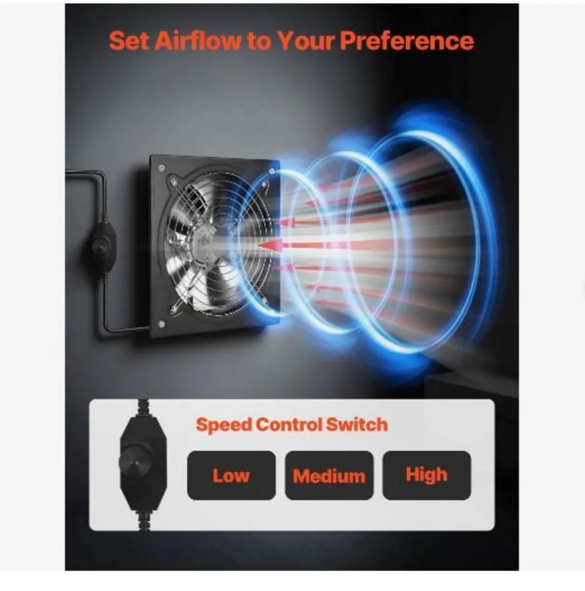 30.5 cm Exhaust Fan, 1558 CFM High Velocity - Image 4