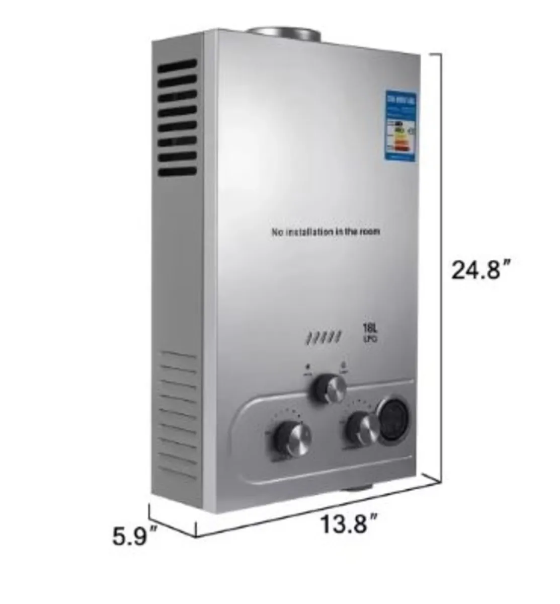 LPG Water Heater 18L - Image 3