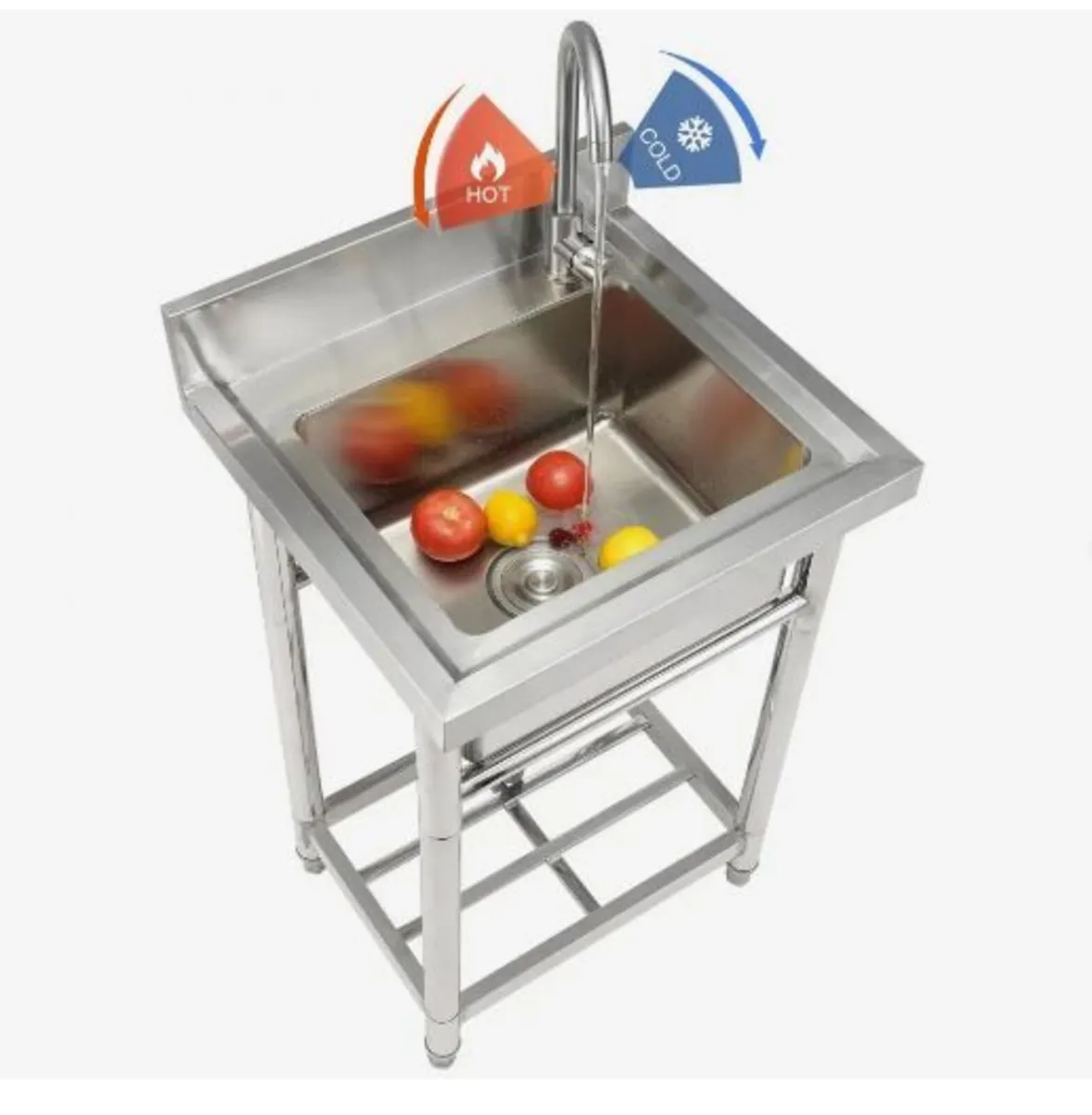 Stainless Steel Utility Sink - Image 1