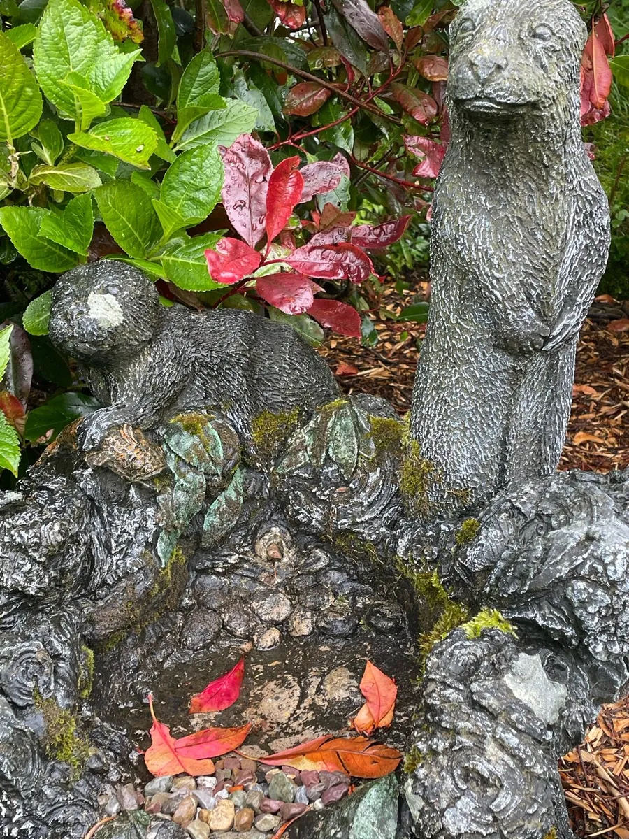 Stone Otters Water Feature - Image 3