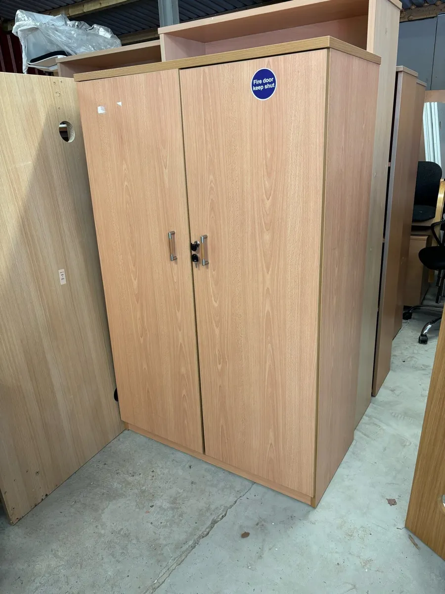 Beech storage cabinets - Image 2
