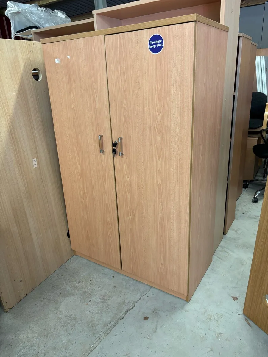 Beech storage cabinets - Image 4