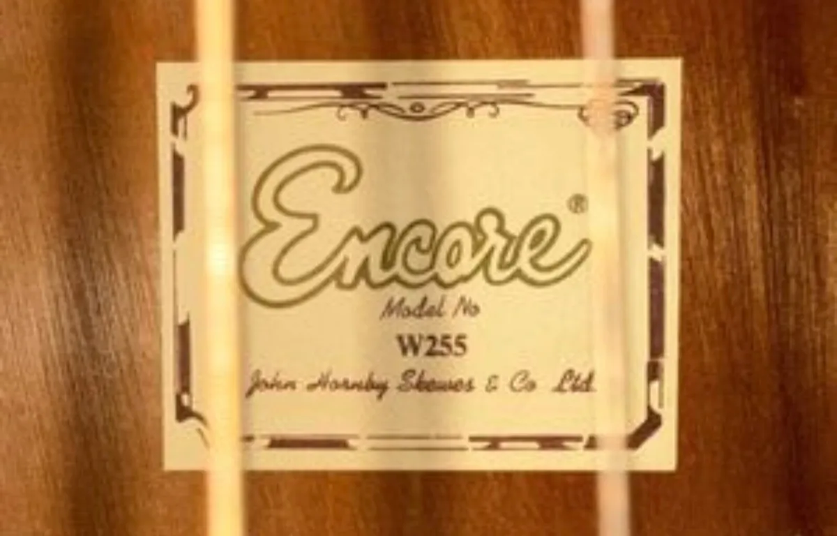 Encore full size acoustic guitar - Image 3