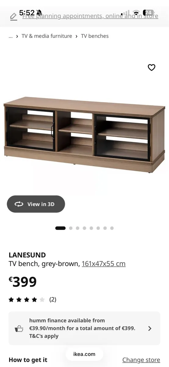 New IKEA tv stand - Image 1