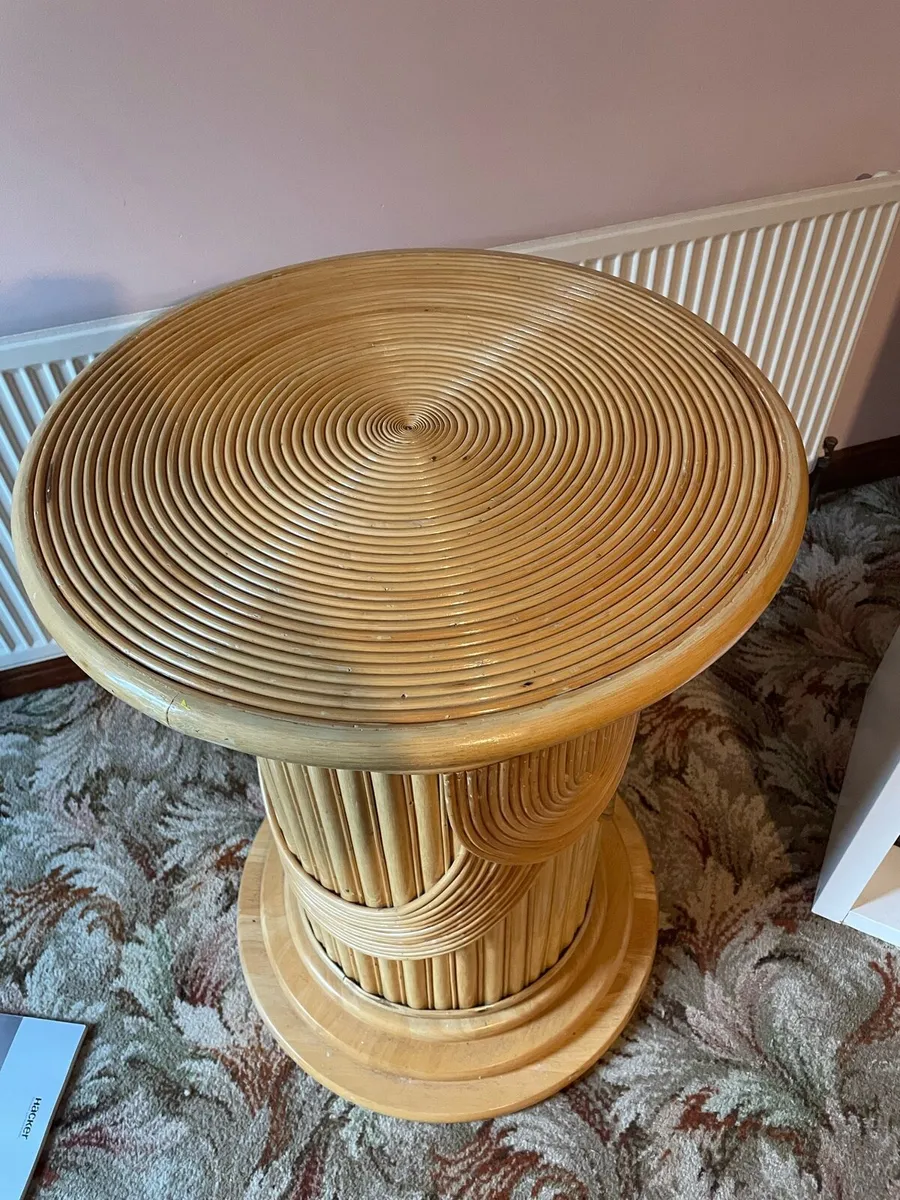 2 Unique Bamboo plinths - Image 2