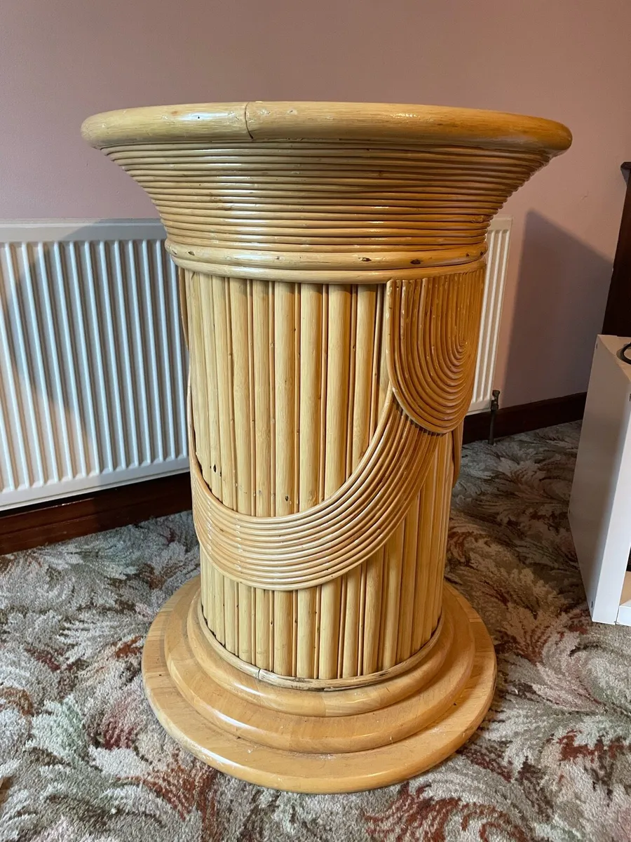 2 Unique Bamboo plinths - Image 4