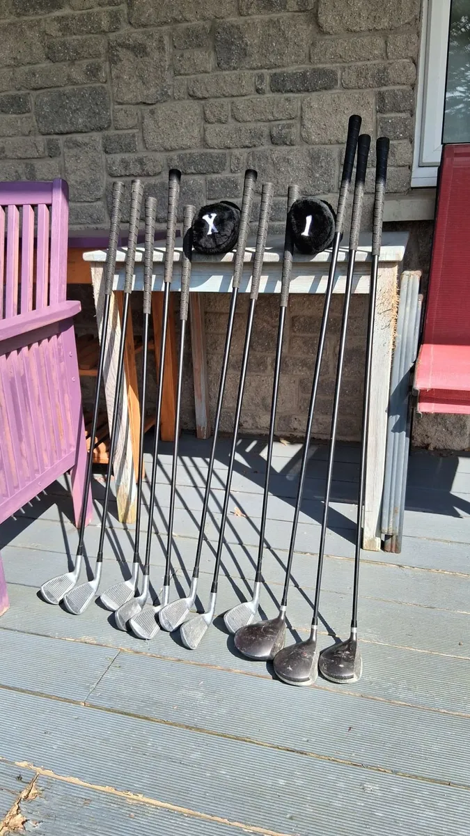 Dunlop full set of clubs and irons - Image 3