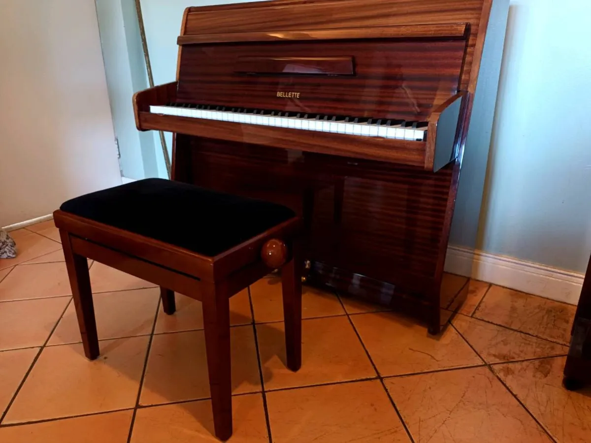Miniature Piano | Restored | Mahogany - Image 2