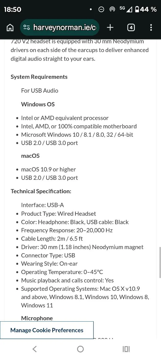 Headset Creative HS-720, USB for computer, on-ear, - Image 3