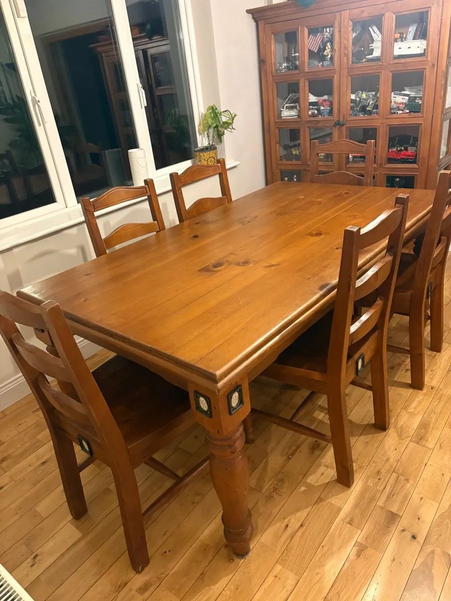 Dining room table& chair - Image 3