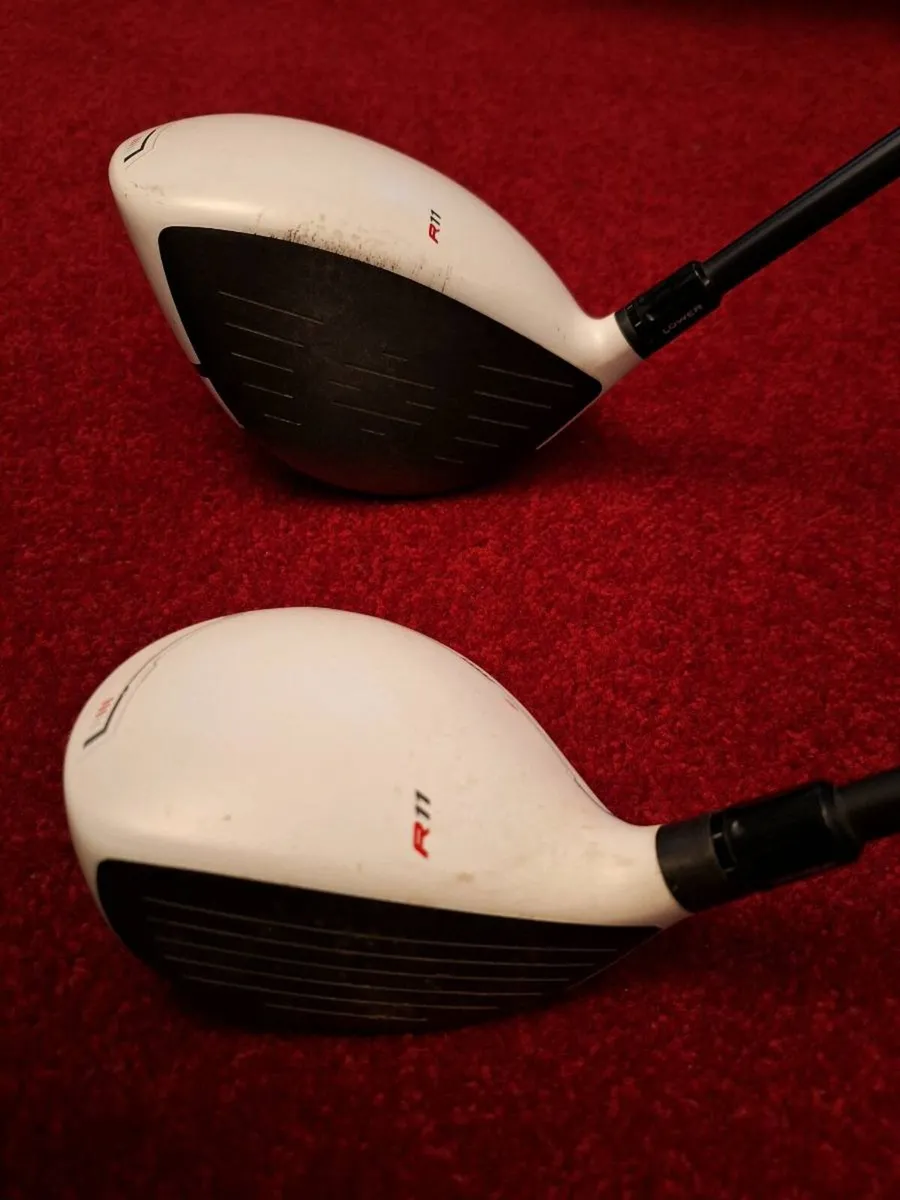 Taylormade driver and 5 wood - Image 2