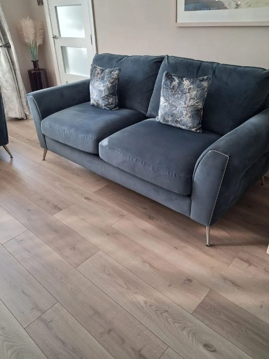 3 Seater Couch with Matching Armchair - Image 4
